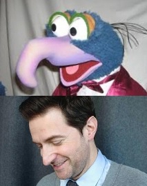 Gonzo and Richard Armitage, renowned entertainers, twins, separated at birth.